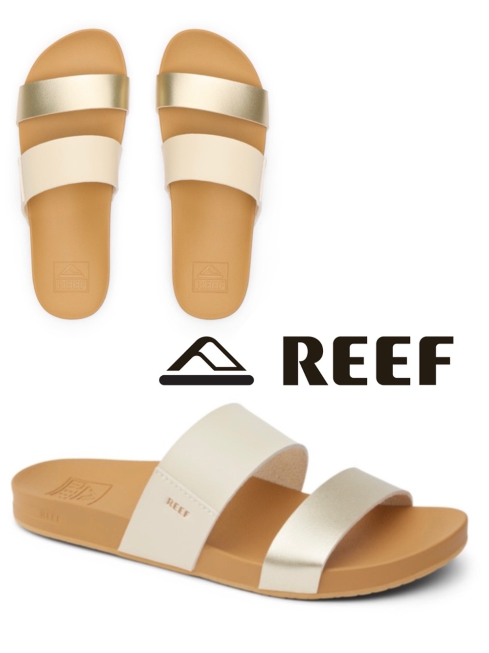 🆕 NWT Reef Women’s Cushion Vista in Vintage / Gold